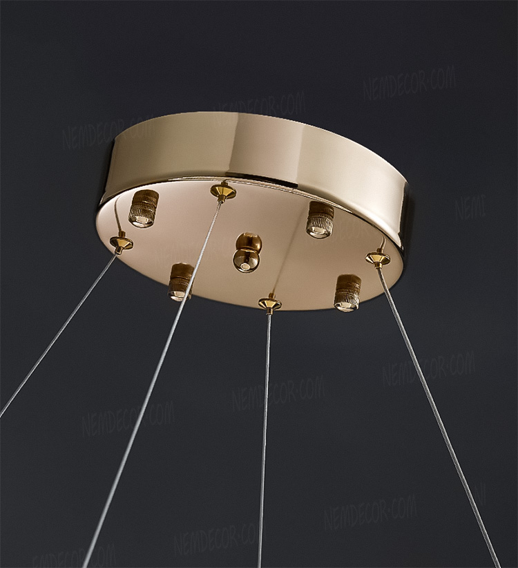 Đèn thả vòng tròn pha lê trang trí THD7052 - Image 4