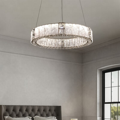 Đèn thả vòng tròn pha lê trang trí THD8575