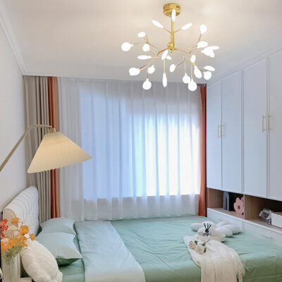 Đèn thả thủy tinh 27 bóng TTK27