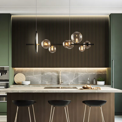 Đèn trang trí thả trần Hiện Đại bóng thủy tinh THCN 232-21 - Image 4