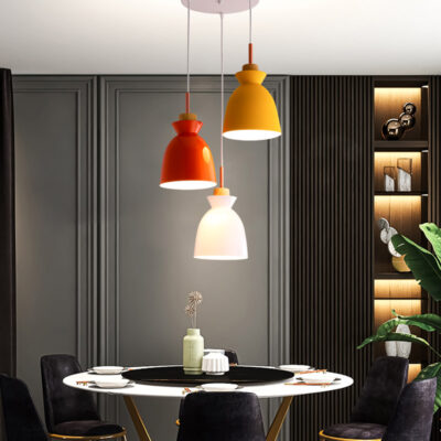 Đèn thả trần trang trí Hiện đại bằng Gỗ tự nhiên THCN07B - Image 4