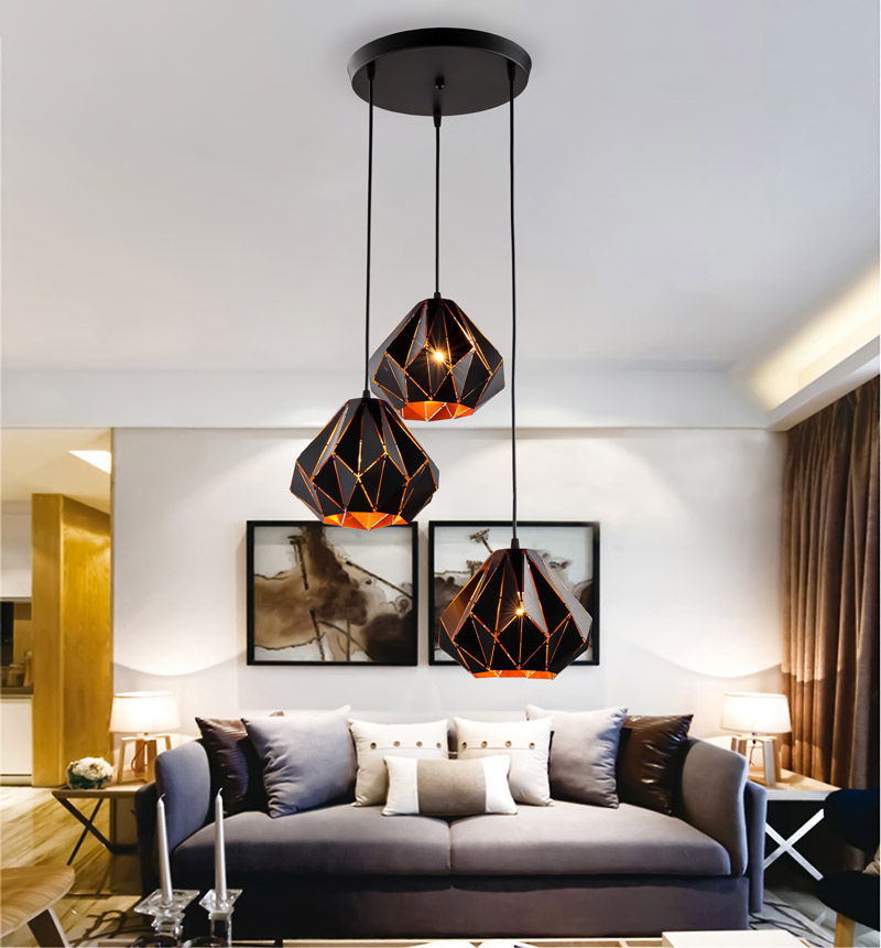 Đèn thả trần trang trí Công nghiệp thiết kế độc đáo THCN206-3 - Image 3