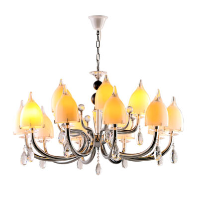 Đèn thả trần pha lê trang trí Tân cổ điển TH2850-15 Tay