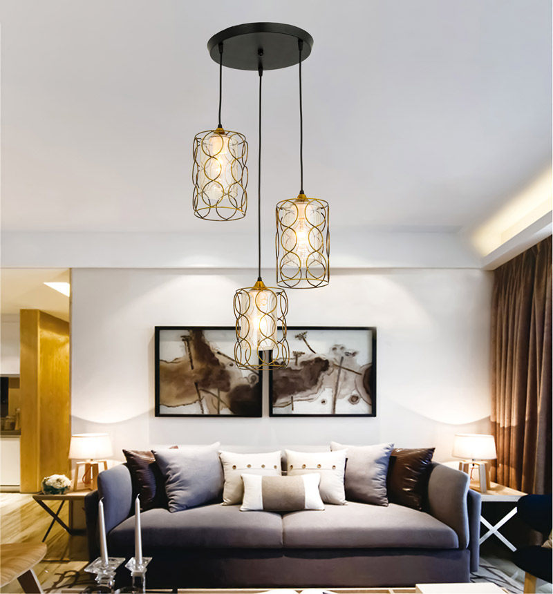 Đèn thả trần trang trí Công nghiệp THCN4066-3 - Image 3