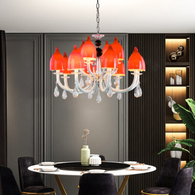 Đèn thả trần trang trí Tân cổ điển TH6850-12 Tay - Image 2
