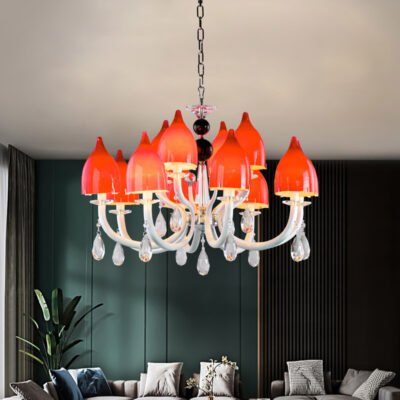 Đèn thả trần trang trí Tân cổ điển TH6850-12 Tay - Image 3