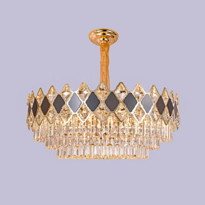 Đèn chùm pha lê thả trần trang trí phong cách Tân cổ điển TH8400 - Image 3
