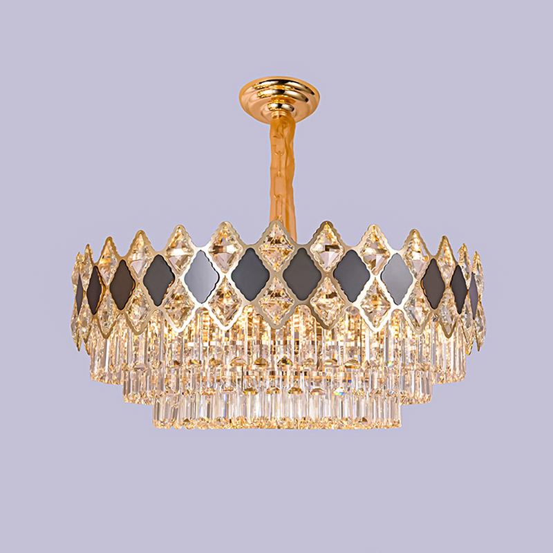 Đèn chùm pha lê thả trần trang trí phong cách Tân cổ điển TH8400 - Image 3