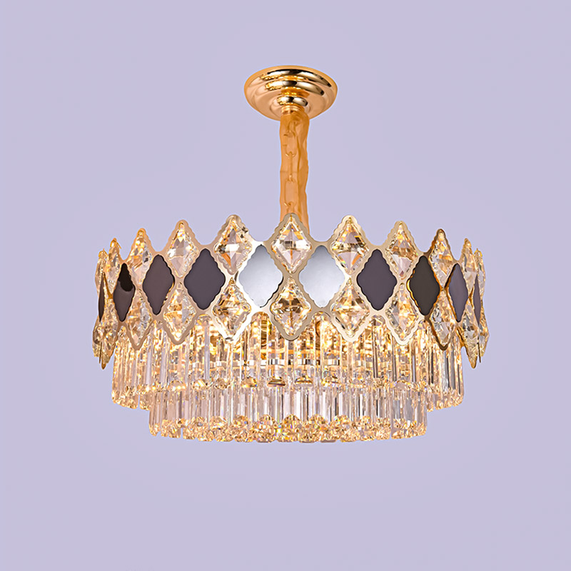 Đèn chùm pha lê thả trần trang trí phong cách Tân cổ điển TH8400 - Image 2