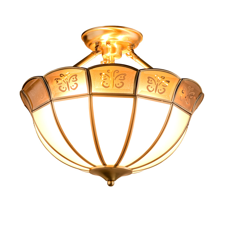 Đèn ốp trần trang trí bằng đồng OP-THD2323