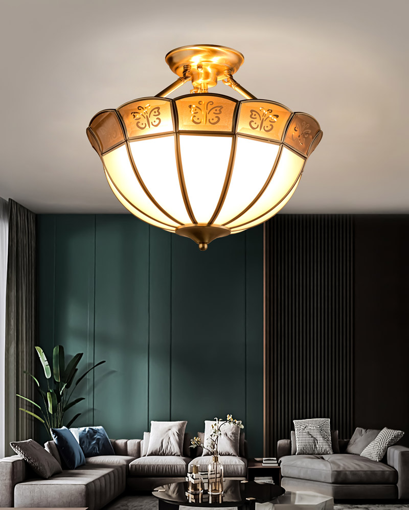 Đèn ốp trần trang trí bằng đồng OP-THD2323 - Image 3