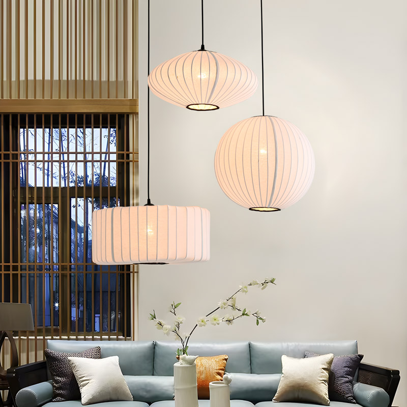 Đèn thả trần trang trí phong cách Nhật Bản THSET02 - Image 9