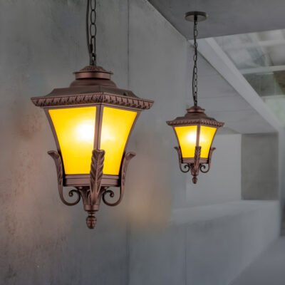 Đèn thả trần trang trí ngoài trời Tân cổ điển THSH934 - Image 2
