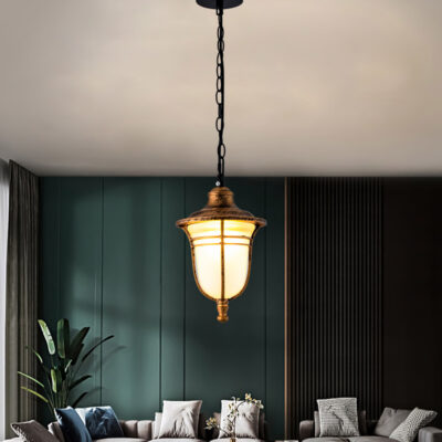 Đèn thả trần trang trí ngoài trời Tân cổ điển THSH856 - Image 2