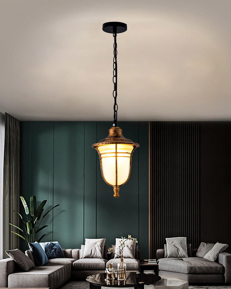 Đèn thả trần trang trí ngoài trời Tân cổ điển THSH856 - Image 2