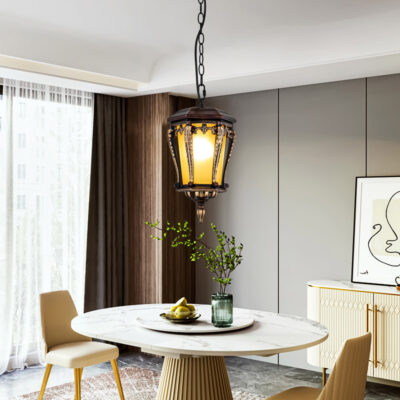 Đèn thả trần trang trí ngoài trời Tân cổ điển THTD155 - Image 4