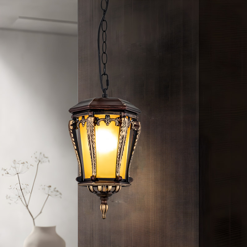 Đèn thả trần trang trí ngoài trời Tân cổ điển THTD155 - Image 3