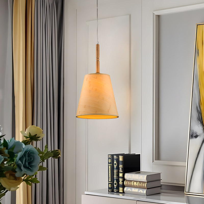 Đèn thả trần trang trí bằng gỗ THVR0028B - Image 3