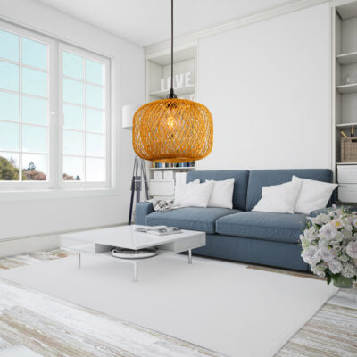Đèn thả trần trang trí bằng tre tự nhiên THVR1026 - Image 3