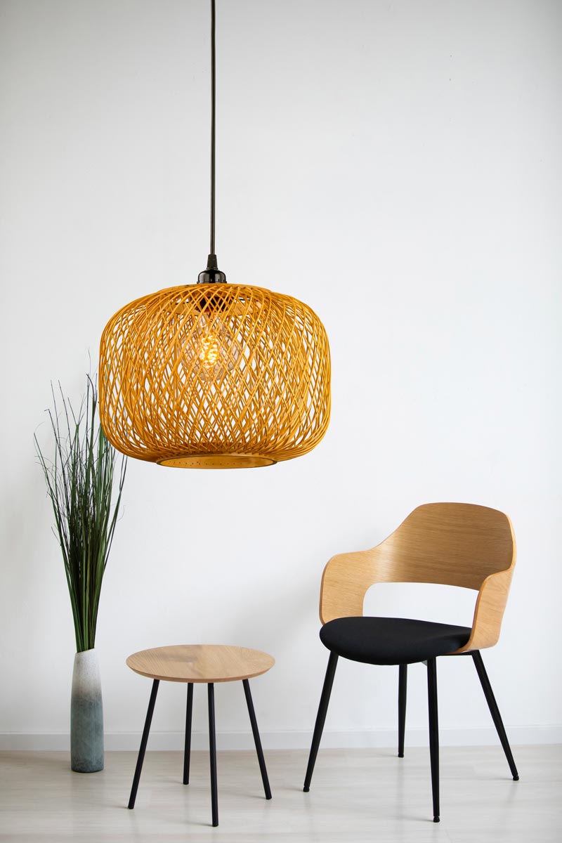 Đèn thả trần trang trí bằng tre tự nhiên THVR1026 - Image 2