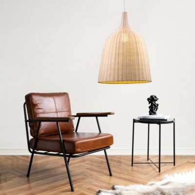 Đèn thả trần trang trí quán cafe bằng tre tự nhiên THVR91036 - Image 2