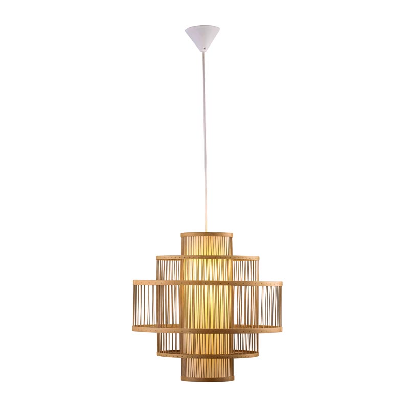 Đèn thả trần trang trí bằng tre tự nhiên THVR91055