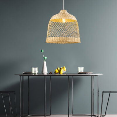 Đèn gắn tường trang trí quán cafe băng tre tự nhiên THVR91076 - Image 3