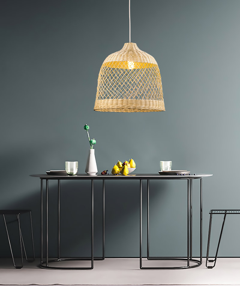 Đèn gắn tường trang trí quán cafe băng tre tự nhiên THVR91076 - Image 3