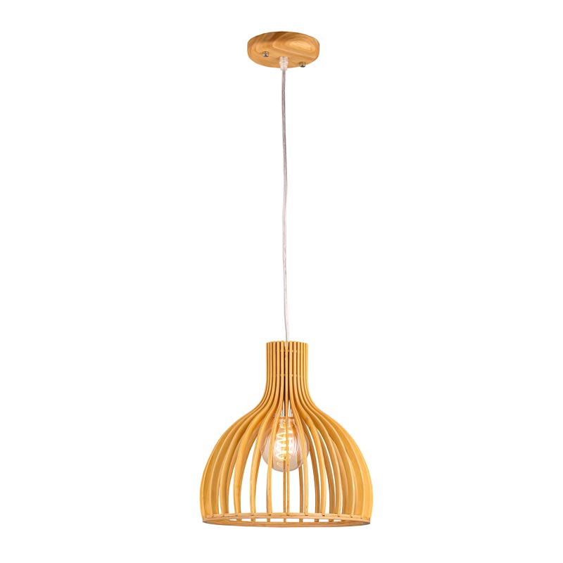 Đèn thả trần trang trí bằng gỗ phong cách Scandinavian THVR9158S