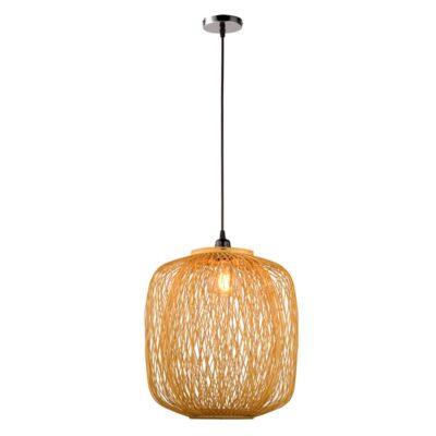 Đèn thả trần trang trí quán cafe bằng tre tự nhiên THVR9218