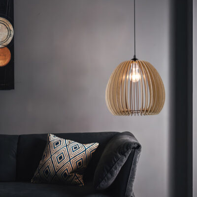 Đèn thả trần trang trí bằng gỗ tự nhiên THVR92581 - Image 3