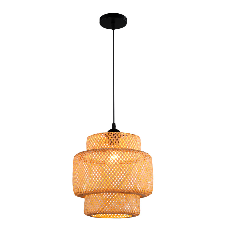 Đèn thả trần trang trí bằng tre thủ công THVR92610 - Image 5