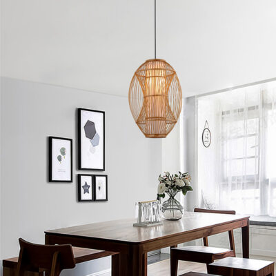 Đèn thả trần trang trí bằng tre tự nhiên THVR92611 - Image 3