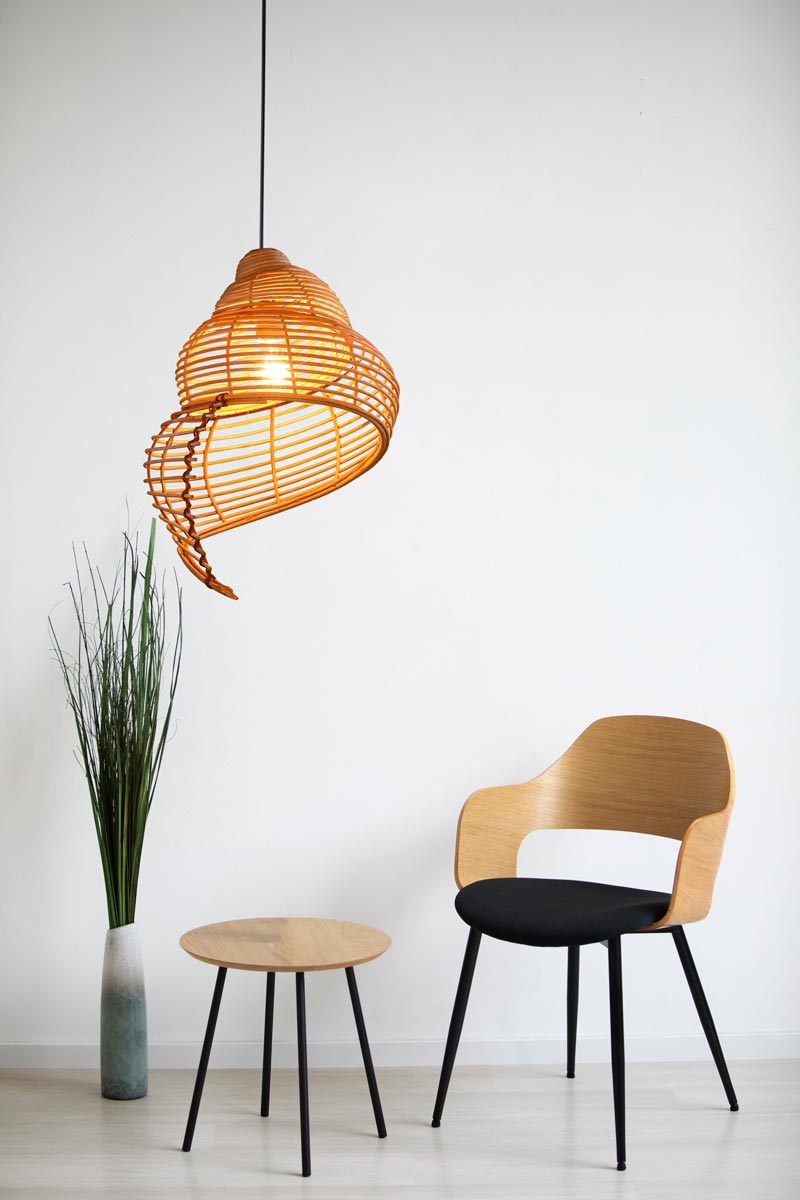 Đèn thả trần trang trí bằng tre thủ công THVR92618 - Image 3