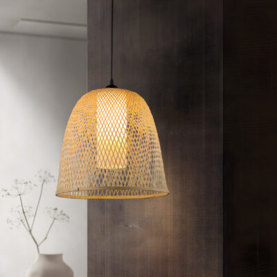 Đèn thả trần trang trí bằng tre tự nhiên THVR92624 - Image 2