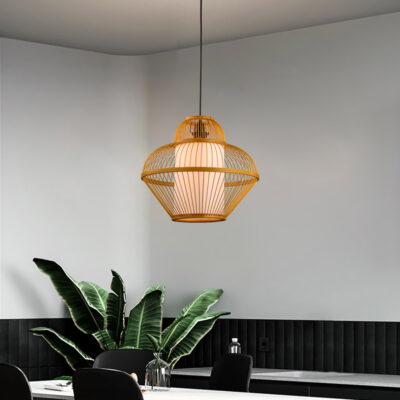 Đèn thả trần trang trí bằng tre tự nhiên THVR93208 - Image 2
