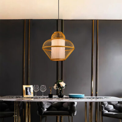 Đèn thả trần trang trí bằng tre tự nhiên THVR93208 - Image 3