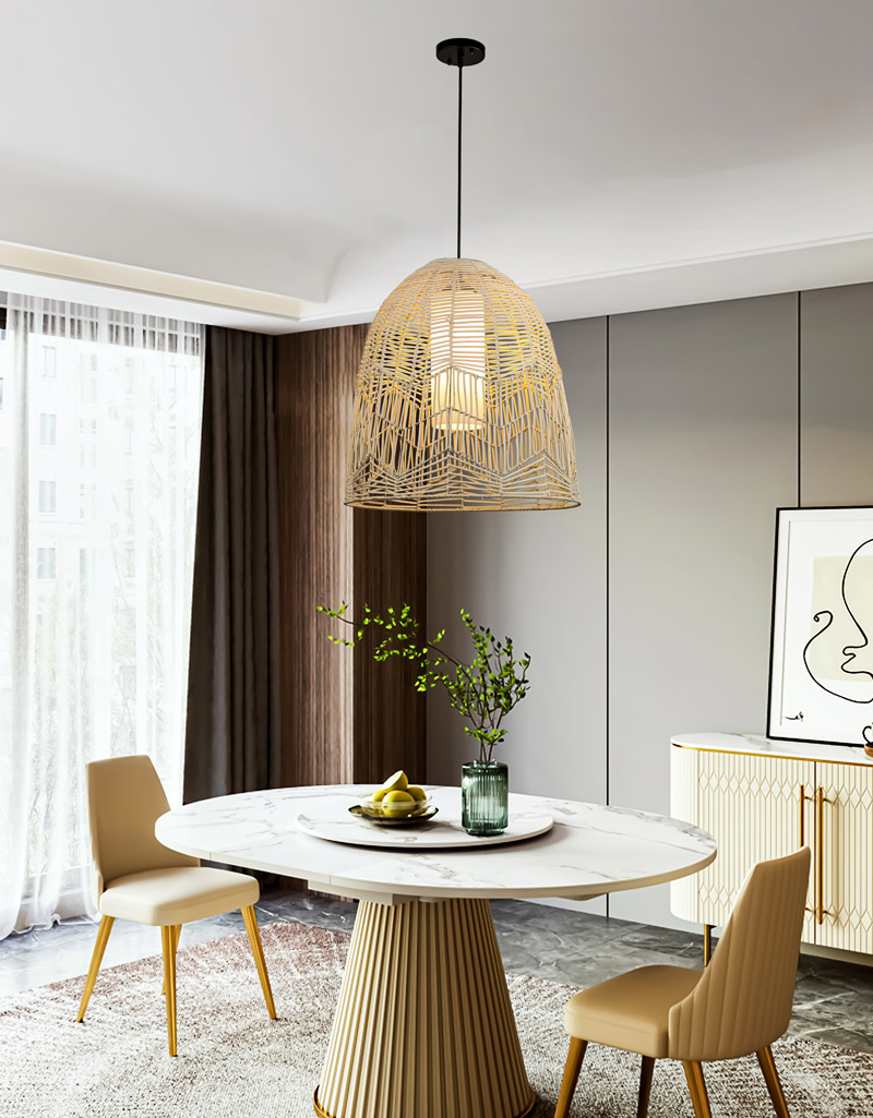 Đèn thả trần trang trí bằng tre tự nhiên THVR95206 - Image 2