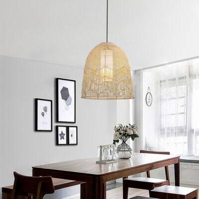 Đèn thả trần trang trí bằng tre tự nhiên THVR95206 - Image 3