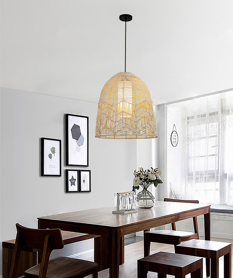 Đèn thả trần trang trí bằng tre tự nhiên THVR95206 - Image 3