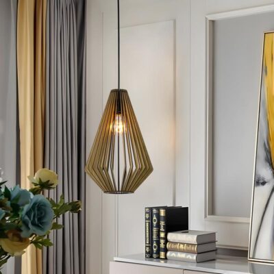 Đèn thả trần trang trí bằng gỗ Hiện đại THVR95215 - Image 2
