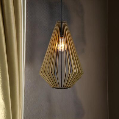 Đèn thả trần trang trí bằng gỗ Hiện đại THVR95215 - Image 4