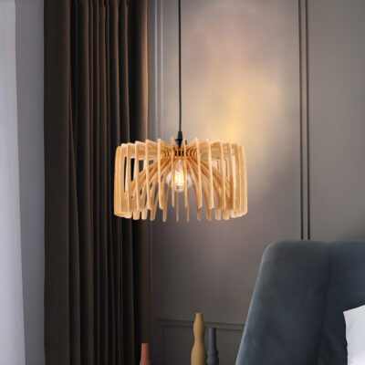 Đèn thả trần trang trí bằng gỗ phong cách tối giản THVR9525 - Image 4