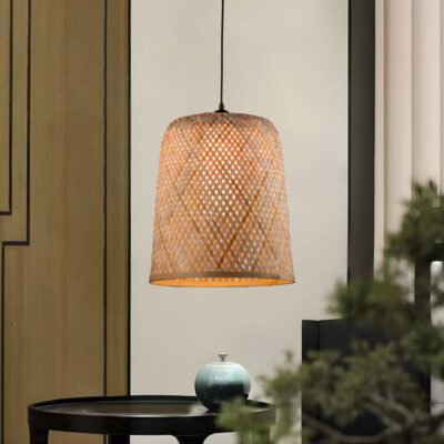 Đèn thả trần trang trí bằng tre tự nhiên THVR96227 - Image 3