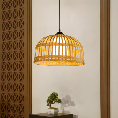 Đèn thả trần trang trí bằng tre tự nhiên THVR96233 - Image 3