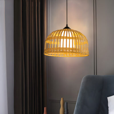 Đèn thả trần trang trí bằng tre tự nhiên THVR96233 - Image 4