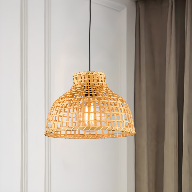 Đèn thả trần trang trí bằng tre tự nhiên THVR98043 - Image 2
