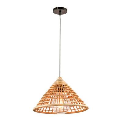 Đèn thả trần trang trí bằng tre tự nhiên THVR98056