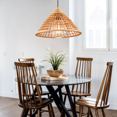 Đèn thả trần trang trí bằng tre tự nhiên THVR98056 - Image 2