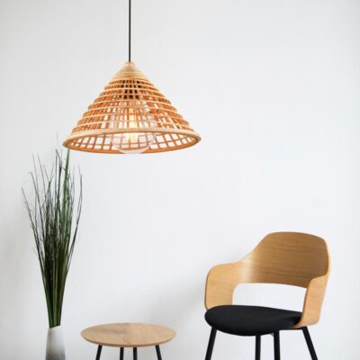 Đèn thả trần trang trí bằng tre tự nhiên THVR98056 - Image 4
